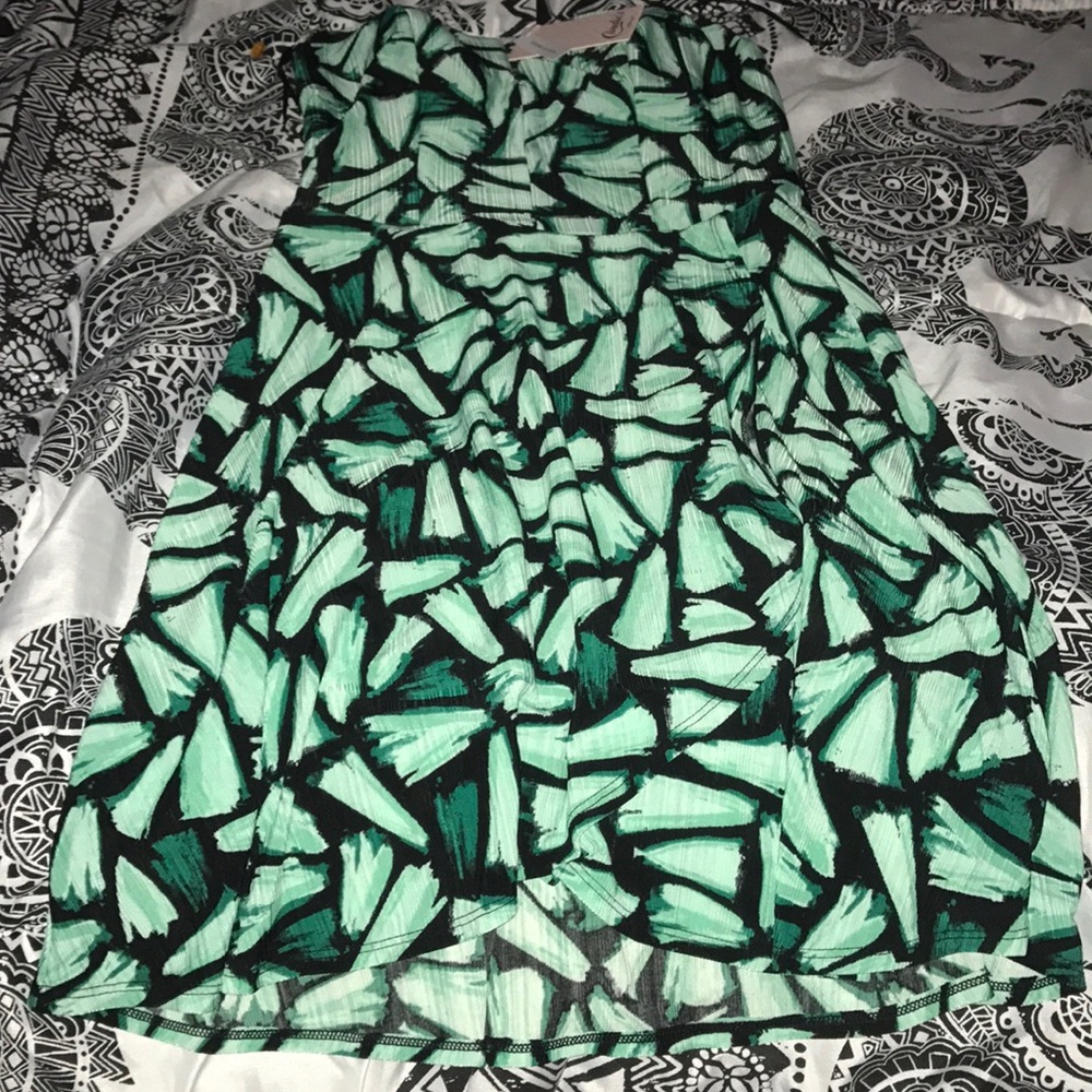 Strapless mini summer dress